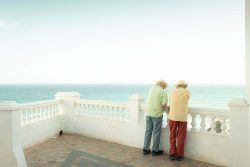 BALCONY IN FRONT OF THE SEA